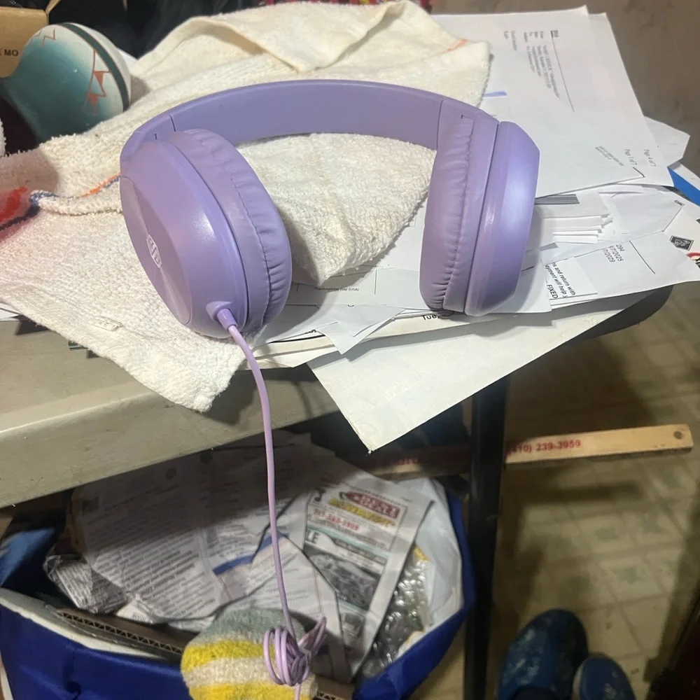Purple Wireless Headphones